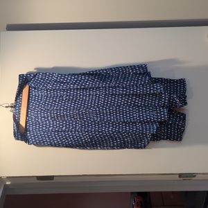 Anthropologie HD in Paris blue flowy skirt/skirt (Size 8)